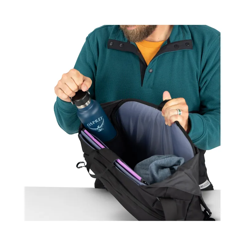 Osprey Metron 18 Messenger Black/Anchor Blue-11