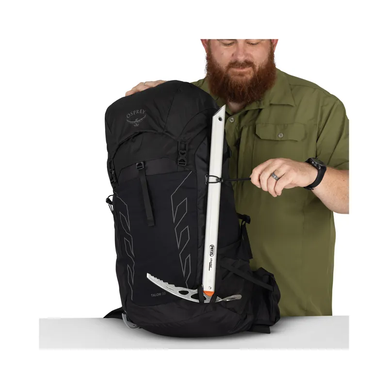 Osprey Men's Talon 33 Extended Fit Black/Coal Grey-7