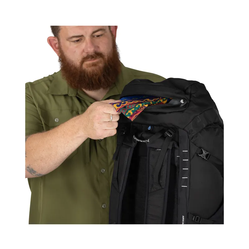 Osprey Men's Talon 33 Extended Fit Black/Coal Grey-10