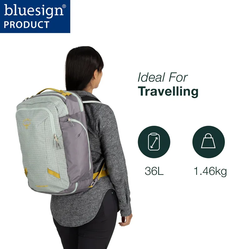 Osprey Transporter Travel Pack 36 Blue Flame/Scoria Blue-2