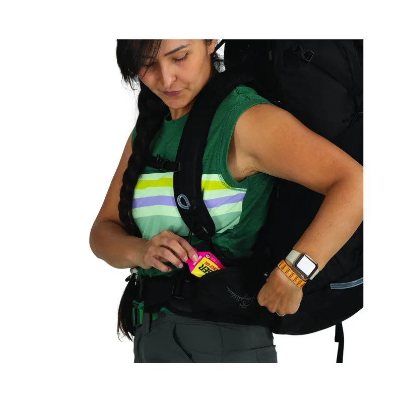 Osprey Women's Tempest 44 Red Pampas/Coal Grey-3