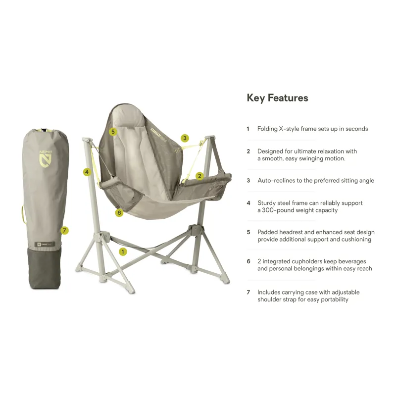 NEMO Stargaze EVO-X  Luxury Camping Chair Olive-13