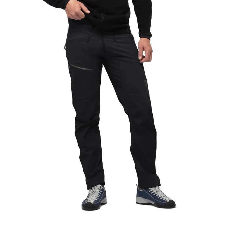 Norrona Men's Falketind Flex1 Heavy Duty Pants Caviar Black/Zip Grey-3