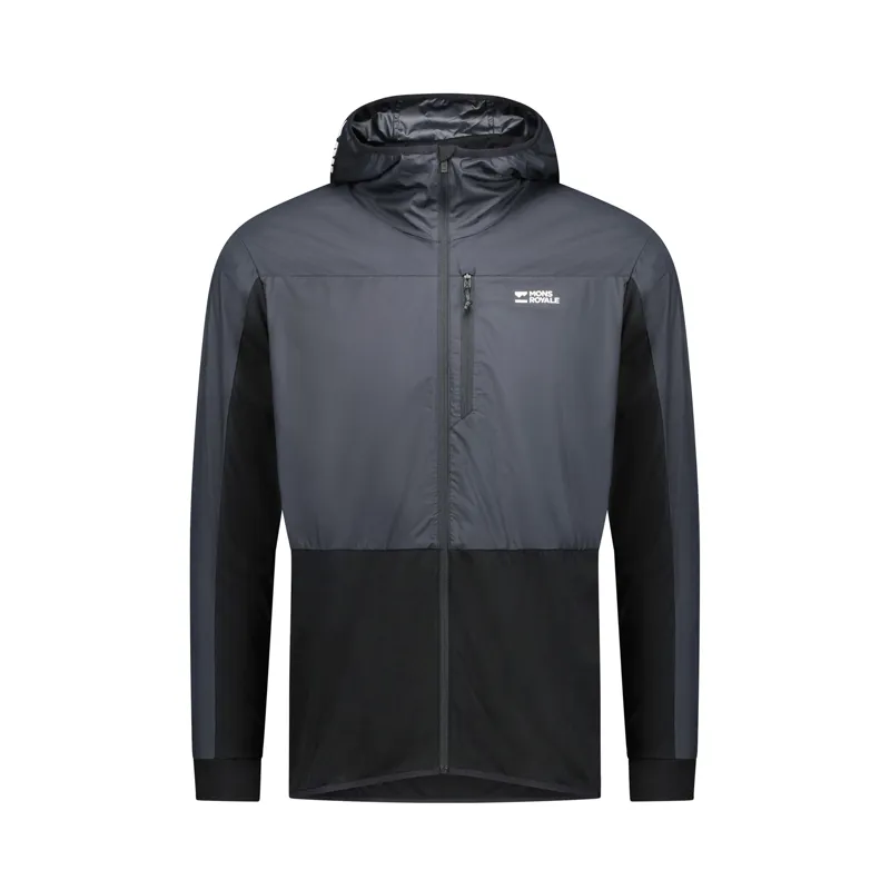 Mons Royale Men's Diversion Merino Wind Jacket Black
