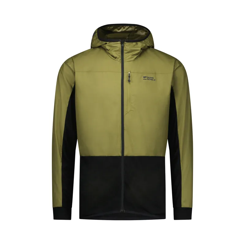 Mons Royale Men's Diversion Merino Wind Jacket Fern Black