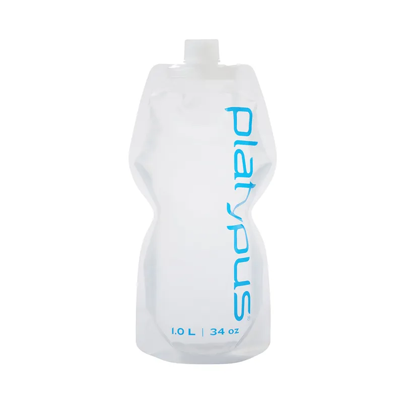 Platypus Soft Bottle 1L with Closure Cap Logo