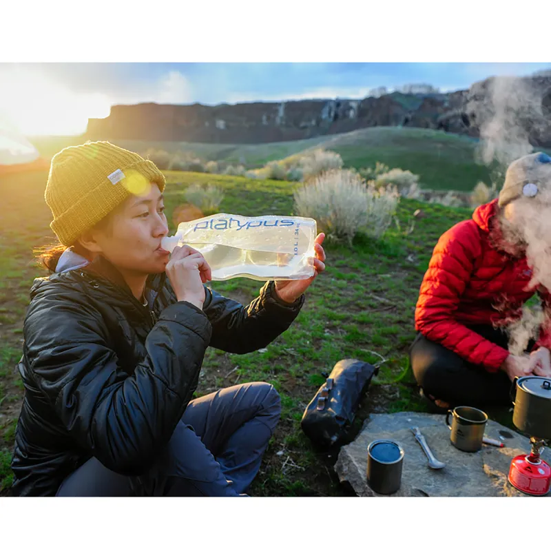 Platypus Soft Bottle 1L with Closure Cap Logo-3