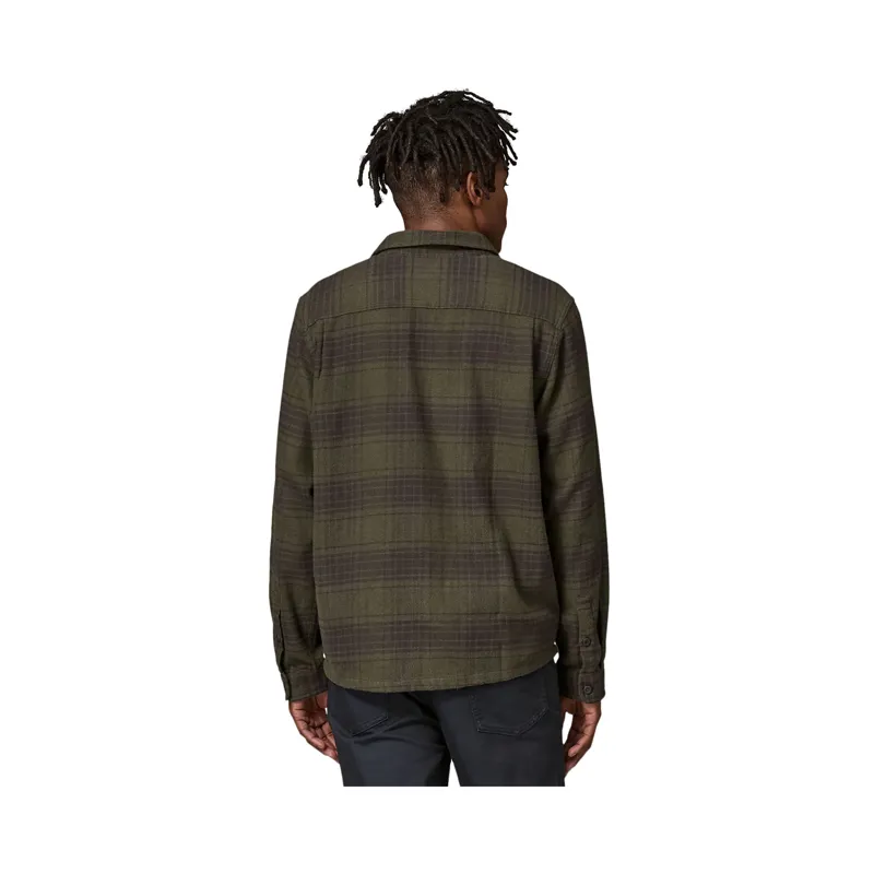 Patagonia Men's Fjord Flannel Shirt Cascade Basin Green-2