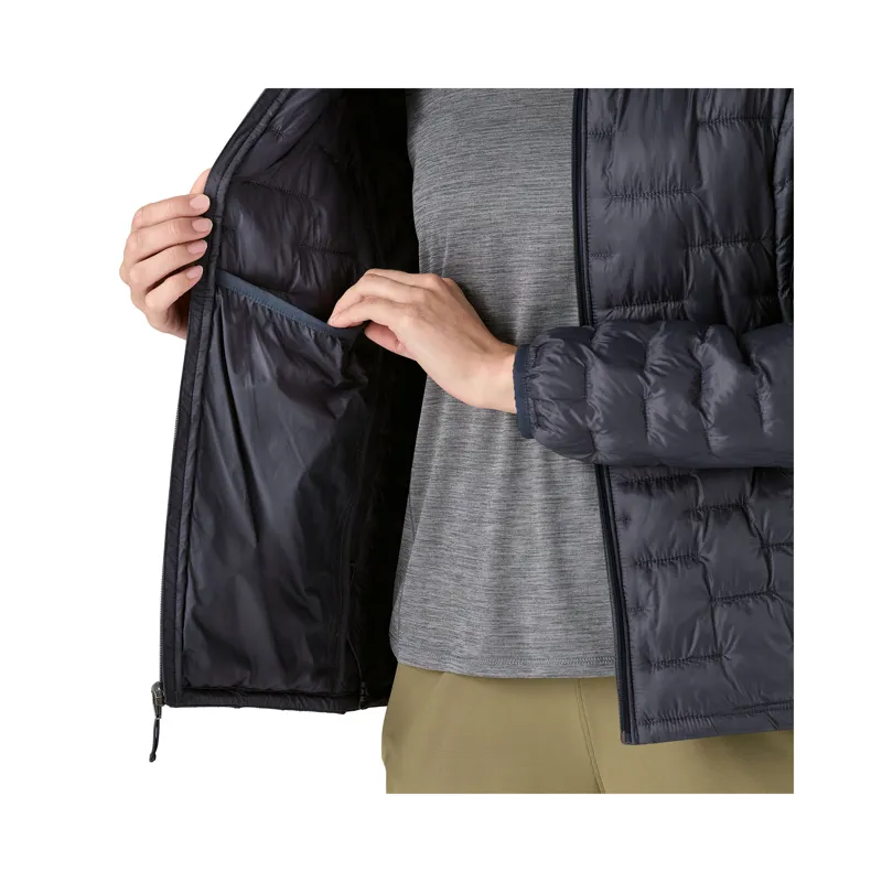 Patagonia Women's Micro Puff Hoodie Smolder Blue-2