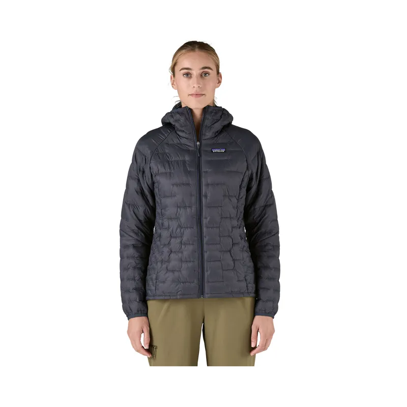 Patagonia Women's Micro Puff Hoodie Smolder Blue-10