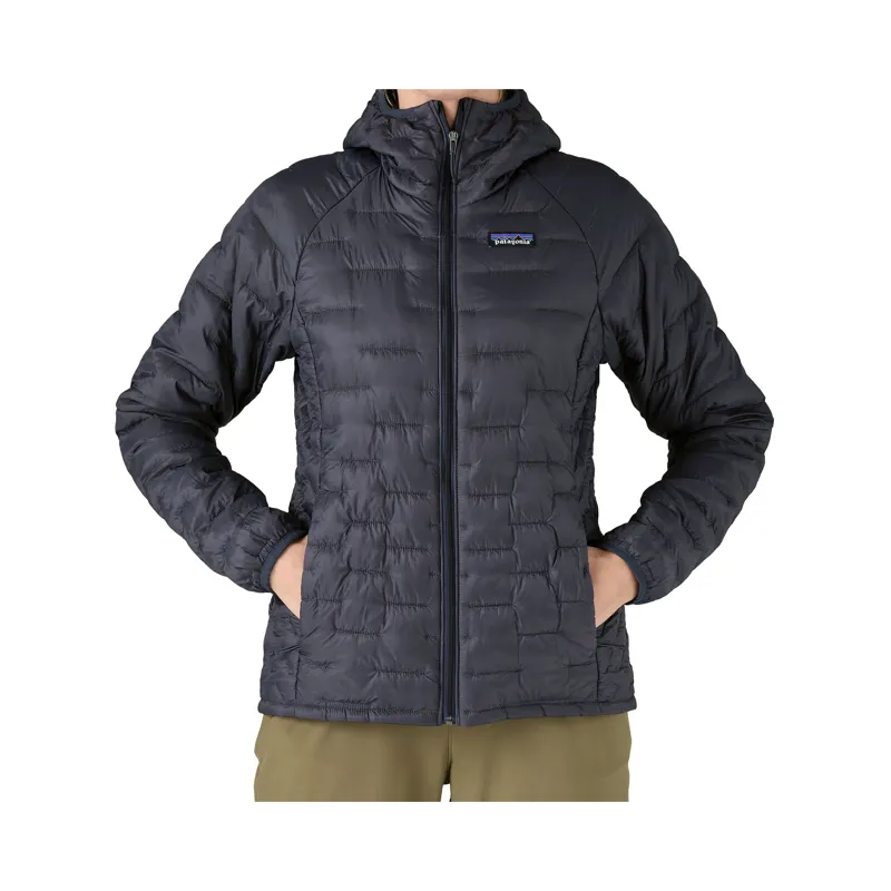 Patagonia Women's Micro Puff Hoodie Smolder Blue-3