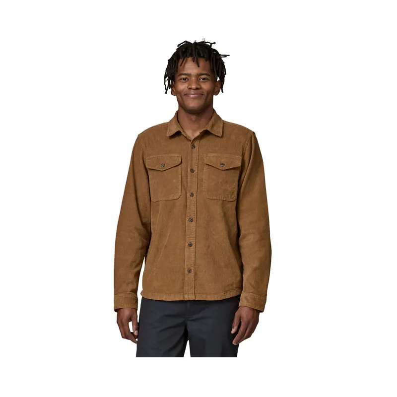 Patagonia Men's Corduroy Shirt Coriander Brown-3