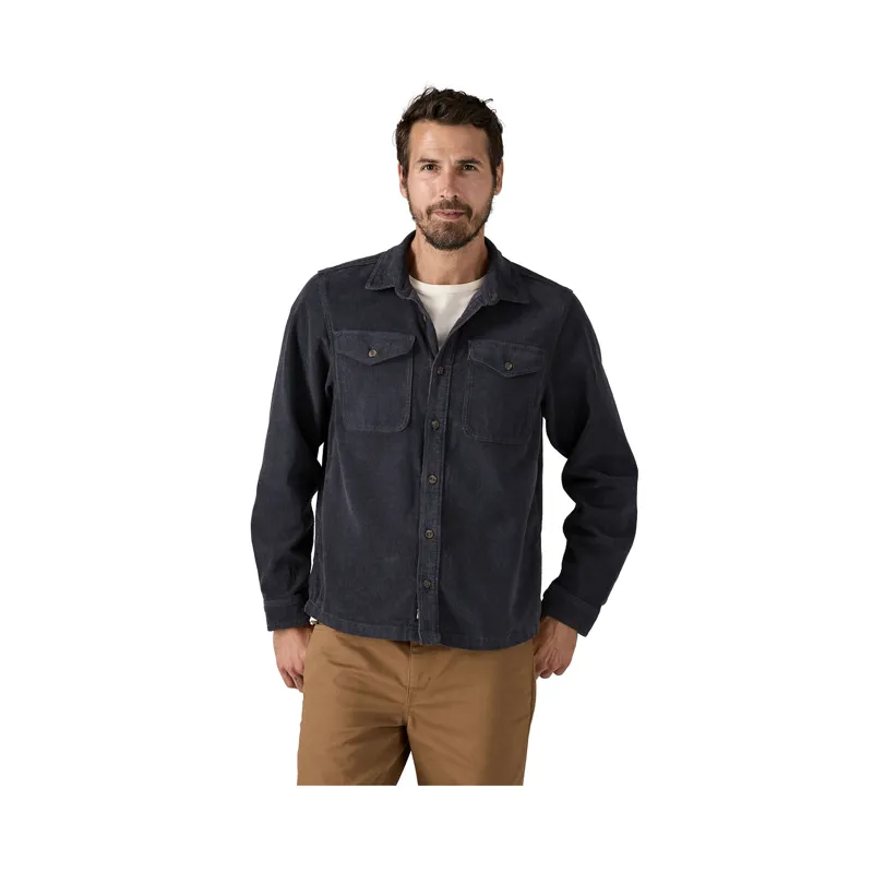 Patagonia Men's Corduroy Shirt Smolder Blue-3