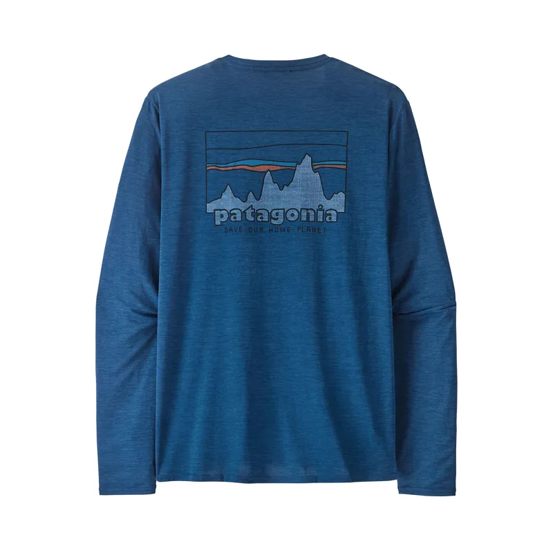 Patagonia Men's L/S Capilene Cool Daily Graphic Shirt '73 SL C B X-Dye