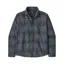 Patagonia Men's L/S LW Fjord Flannel Shirt Paw Smolder Blue