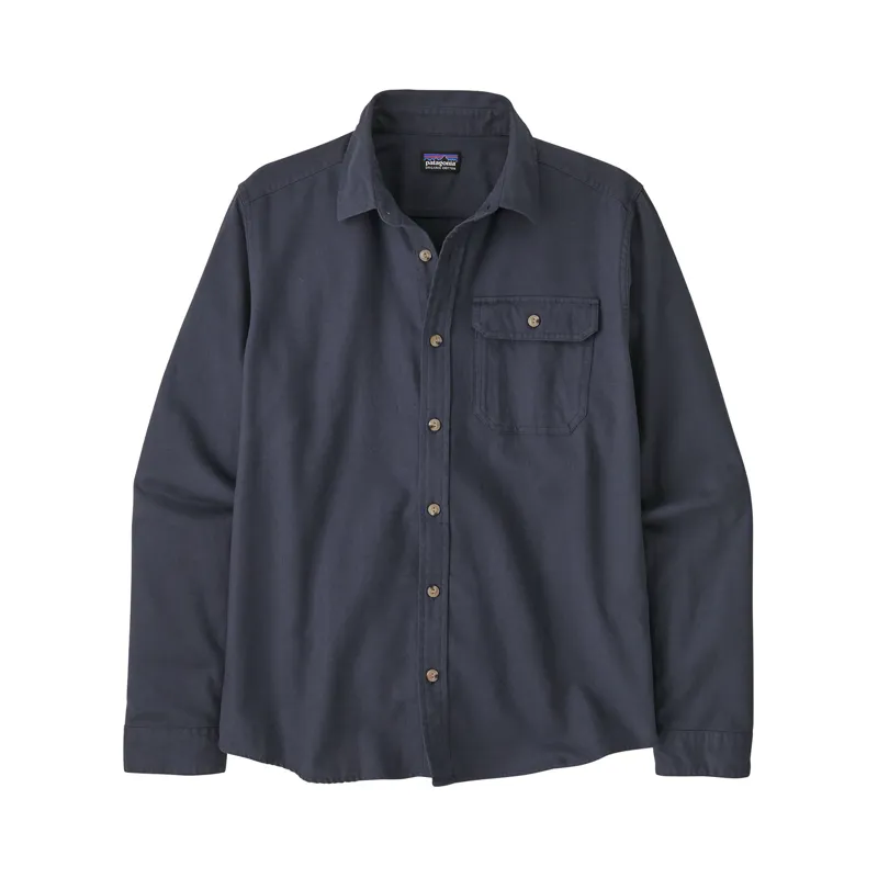 Patagonia Men's L/S LW Fjord Flannel Shirt Smolder Blue