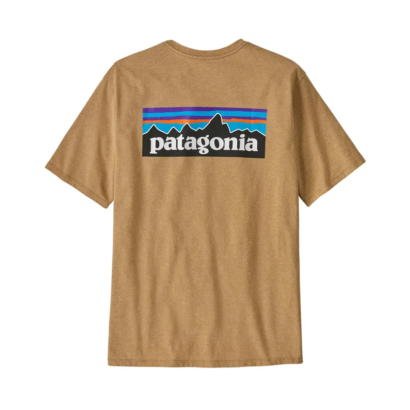 Patagonia Men's P-6 Logo Responsibili-Tee Talon Gold