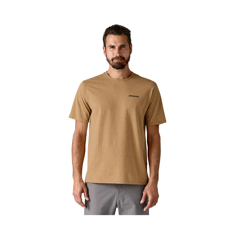 Patagonia Men's P-6 Logo Responsibili-Tee Talon Gold-2
