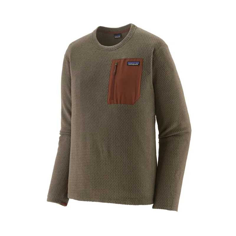 Patagonia Men's R1 Air Crew Fleece Marlow Brown