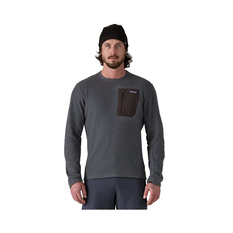 Patagonia Men's R1 Air Crew Fleece Smolder Blue-1
