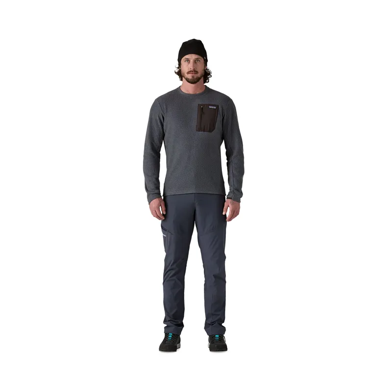 Patagonia Men's R1 Air Crew Fleece Smolder Blue-3
