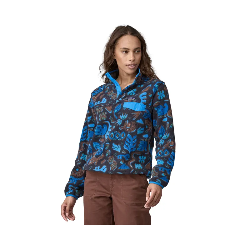 Patagonia Women's Lightweight Synchilla Snap-T Pullover Barnacle Blue-2