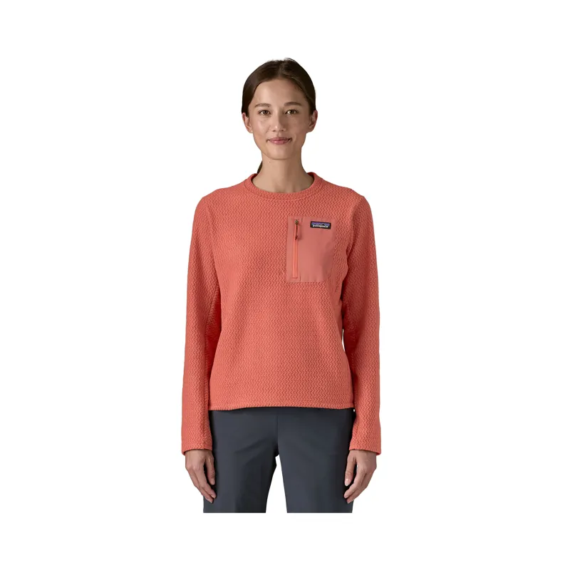 Patagonia Women's R1 Air Crew Fleece Ellwood Green-4