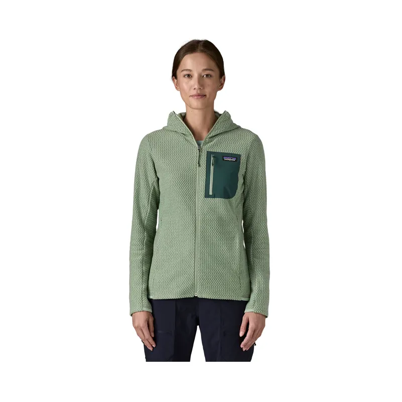 Patagonia Women's R1 Air Full Zip Hoodie Ellwood Green-1