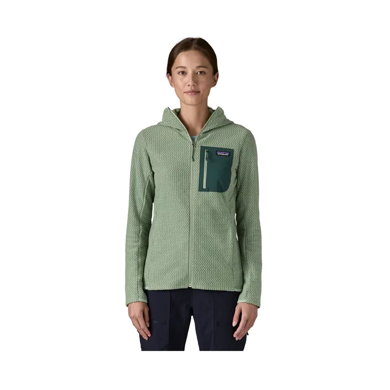 Patagonia Women's R1 Air Full Zip Hoodie Smolder Blue-1