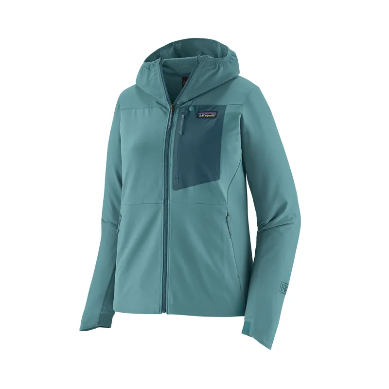 Patagonia Women's R1 CrossStrata Hoodie Wetland Blue