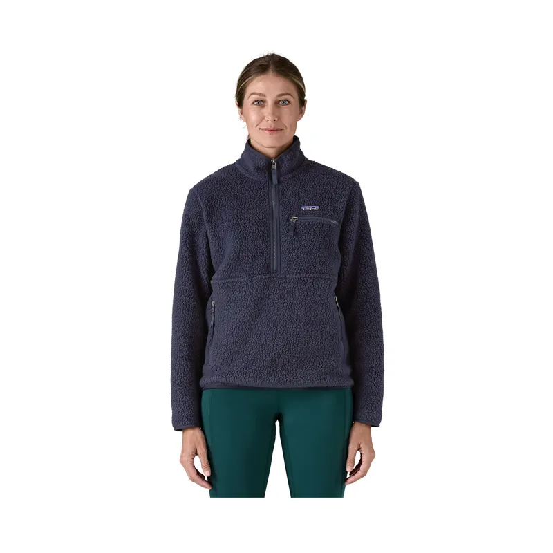 Patagonia Women's Retro Pile Fleece Marsupial Permafrost Purple-1