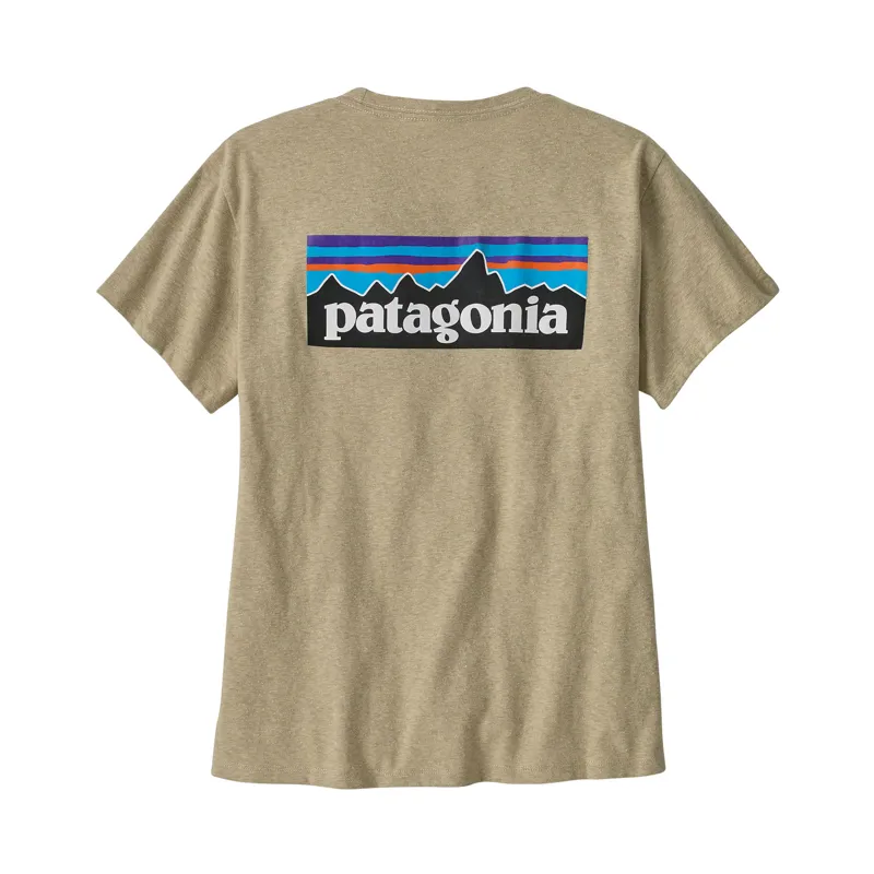 Patagonia Women's P-6 Logo Responsibili-Tee Pumice
