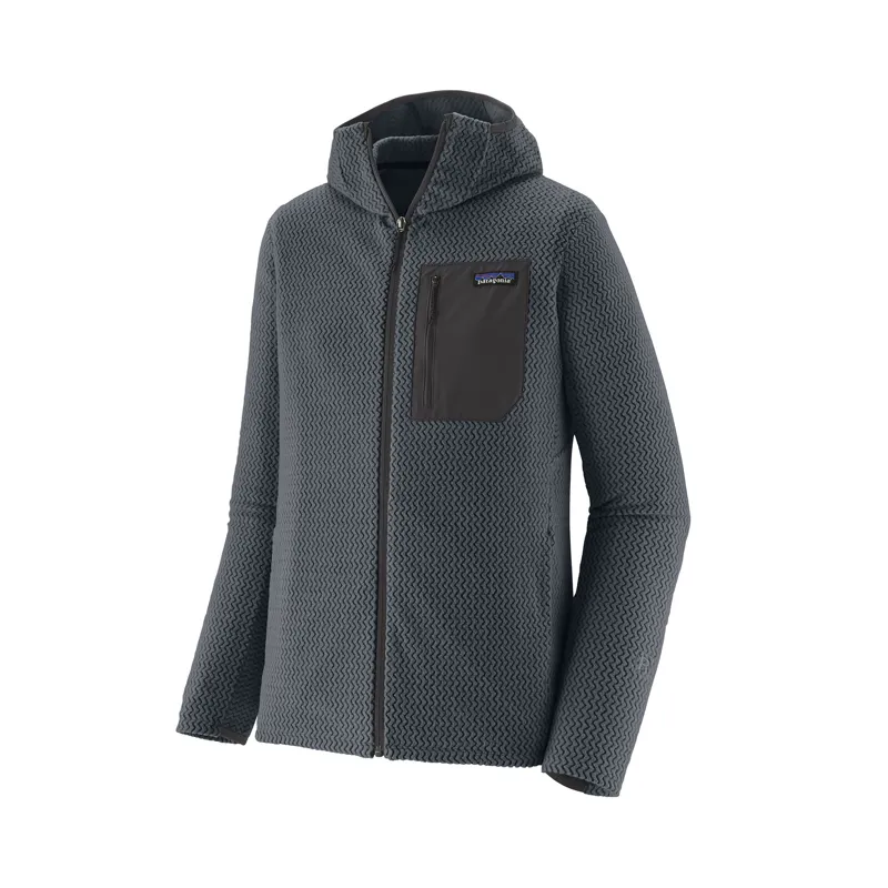 Patagonia Men's R1 Air Full Zip Hoodie Smolder Blue