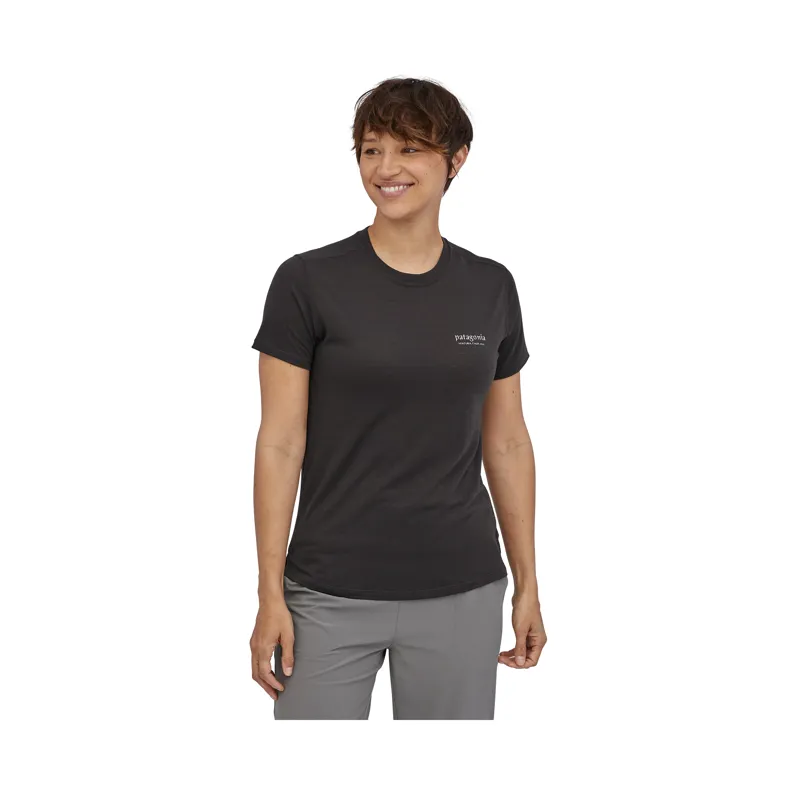 Patagonia Women's Capilene Cool Merino Blend Graphic Shirt HH Black-3