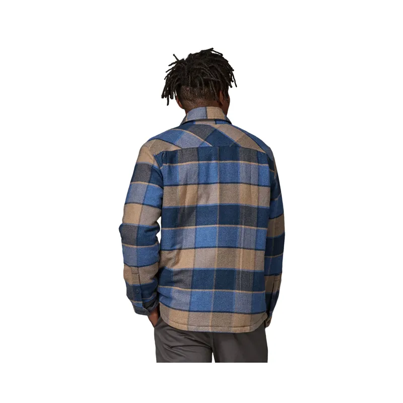 Patagonia Men's LW Insulated Fjord Flannel Shirt Old Growth Green-3