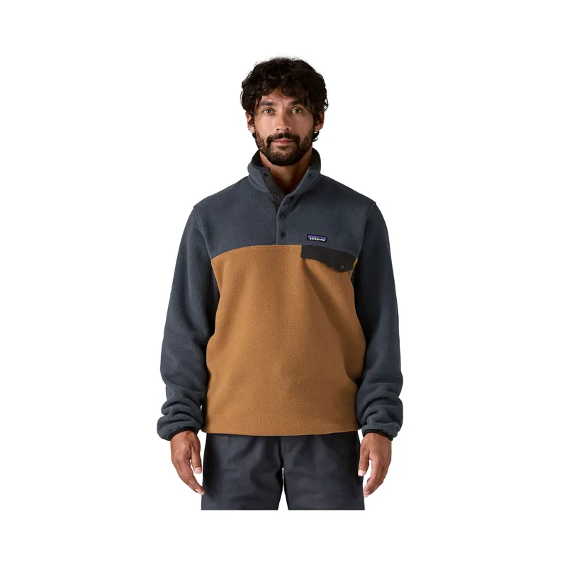 Patagonia Men's Lightweight Synchilla Snap-T Pullover Deer Brown-2