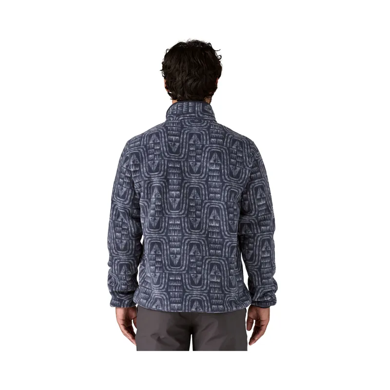 Patagonia Men's Lightweight Synchilla Snap-T Pullover Flow Sunken Blue-1