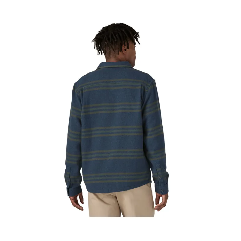 Patagonia Men's Fjord Flannel Shirt Blizzard Salt Grey-2