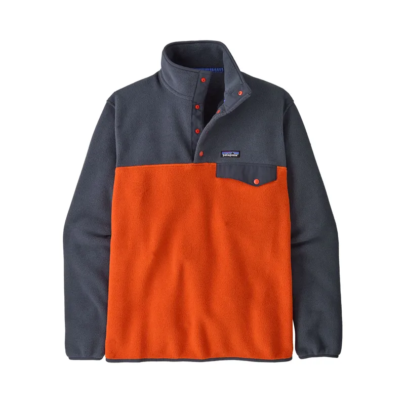 Patagonia Men's Lightweight Synchilla Snap-T Pullover P Orange