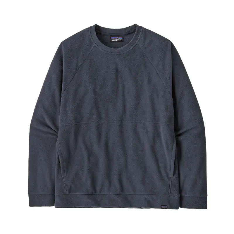 Patagonia Men's Micro D Crewneck Sweatshirt Smoulder Blue