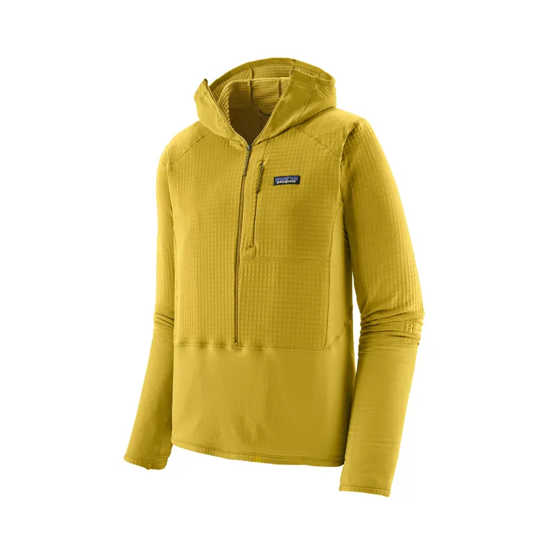 Patagonia Men's R1 Hybrid Pullover Hoodie Bundle Green