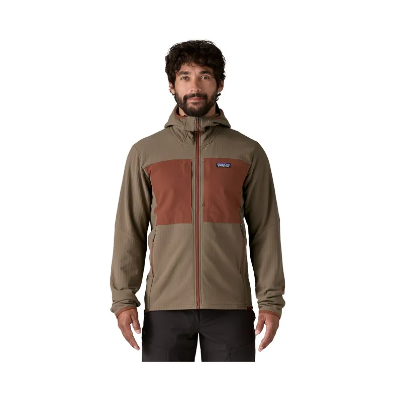 Patagonia Men's R2 TechFace Hoodie Clement Blue-3