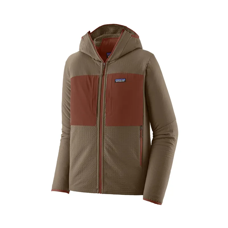 Patagonia Men's R2 TechFace Hoodie Marlow Brown