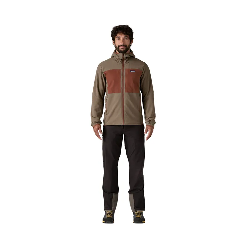 Patagonia Men's R2 TechFace Hoodie Marlow Brown-6