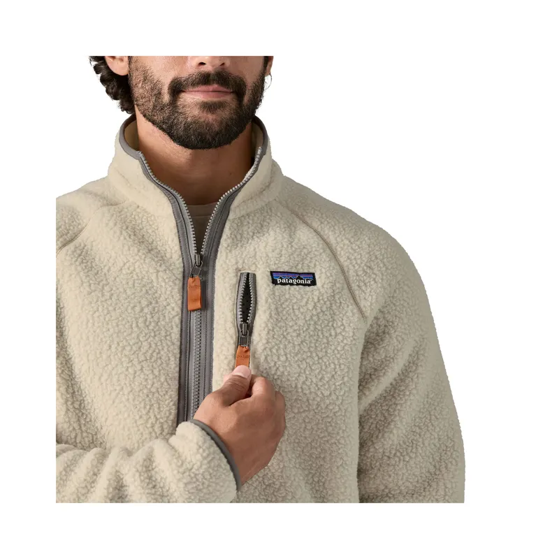 Patagonia Men's Retro Pile Fleece Jacket Dried Vanilla-5