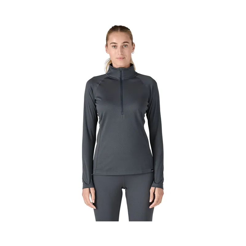 Patagonia Women's Capilene MW Zip Neck Smolder Blue-1
