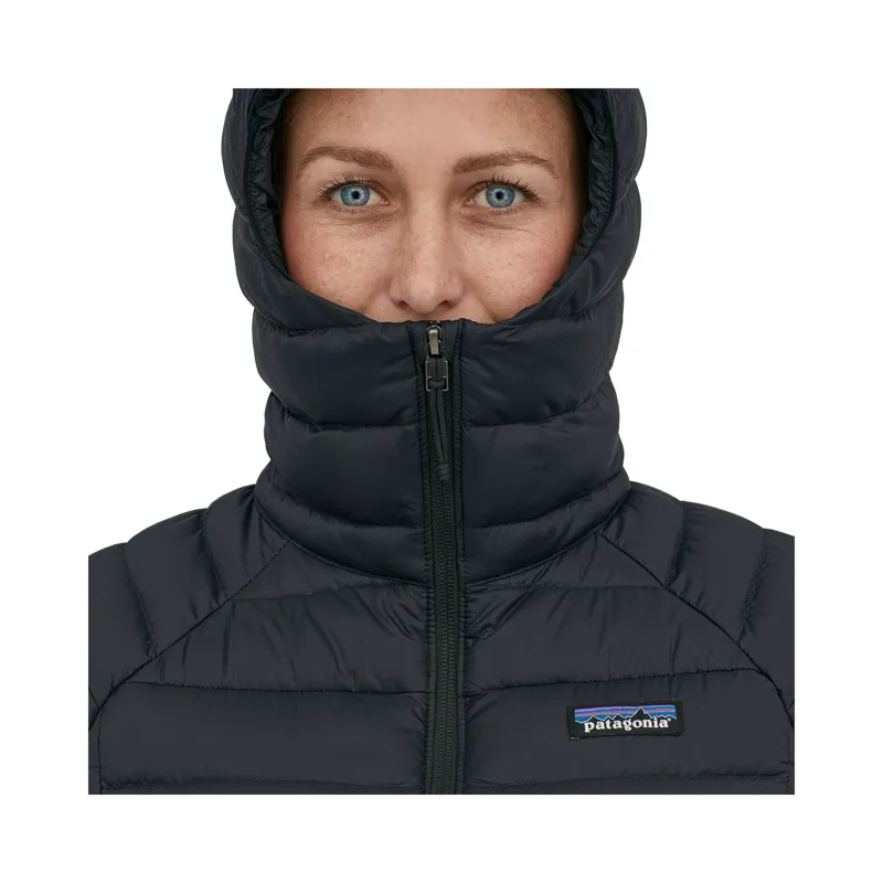 Patagonia Women's Down Sweater Hoodie Black-1