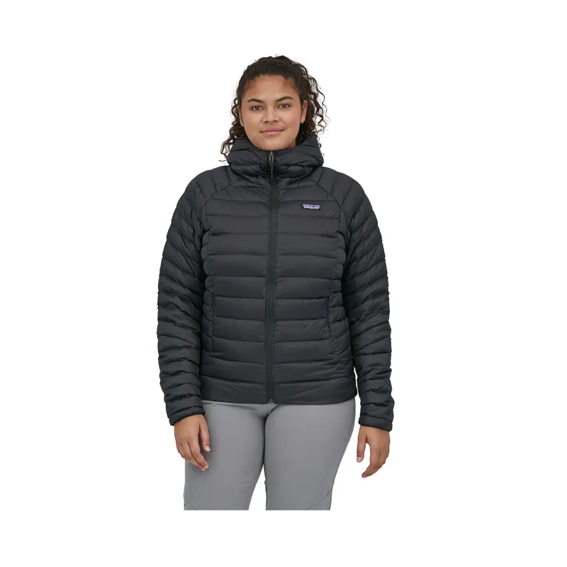 Patagonia Women's Down Sweater Hoodie Black-11
