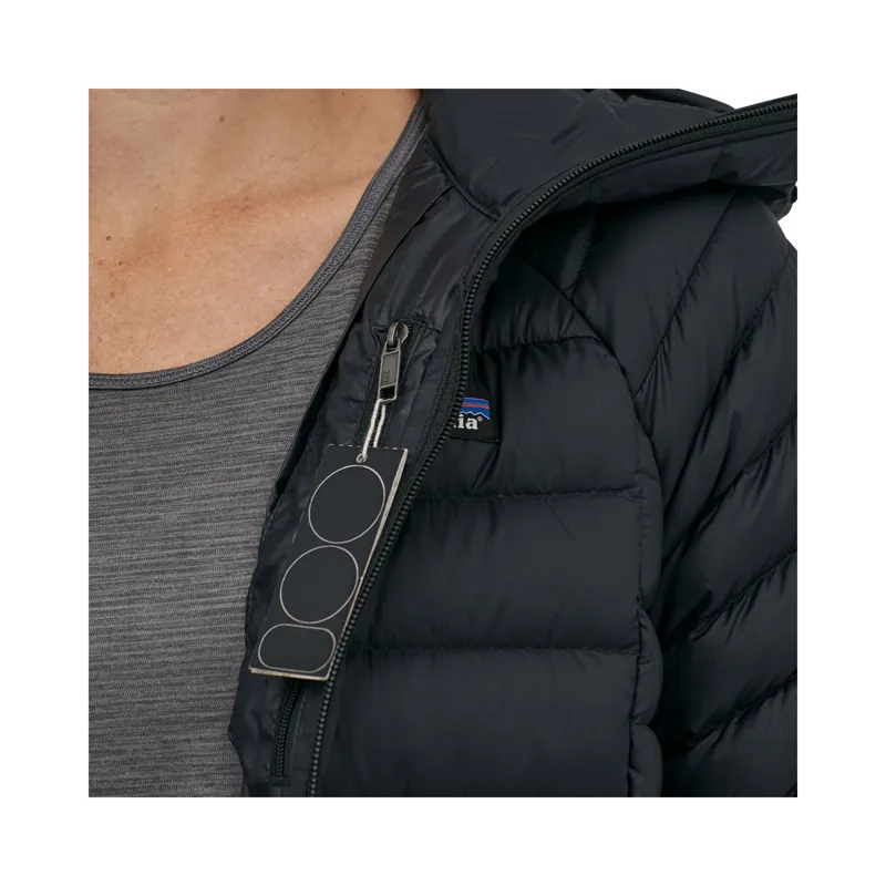 Patagonia Women's Down Sweater Hoodie Black-4