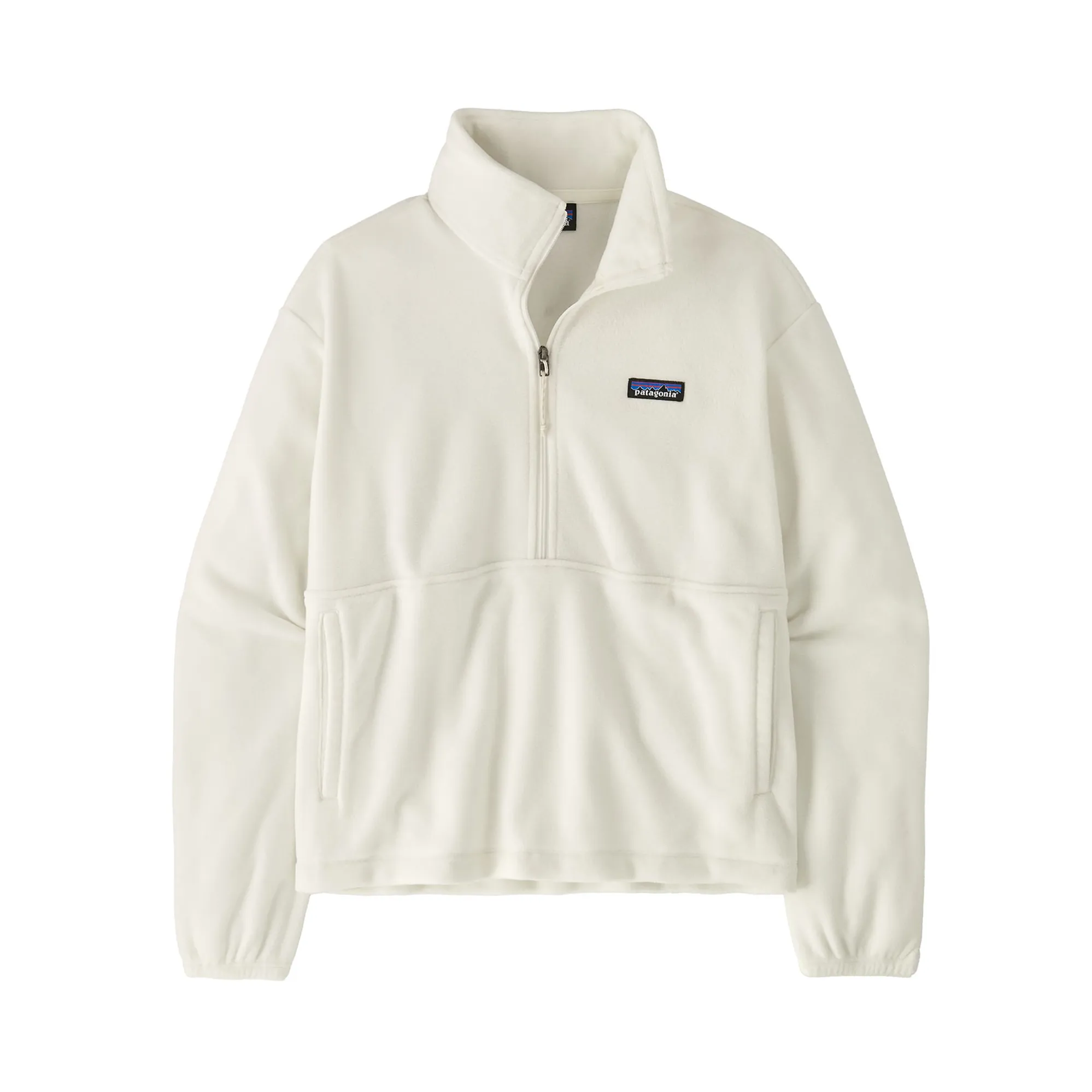 Patagonia Women's Micro D Zip Fleece Pullover Birch White